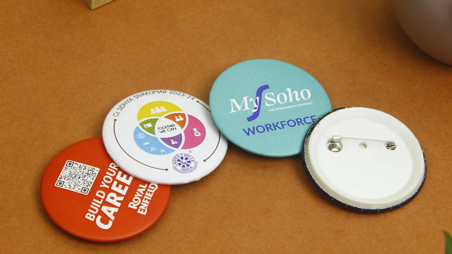 Custom Plastic Button Badges – Affordable & High-Quality